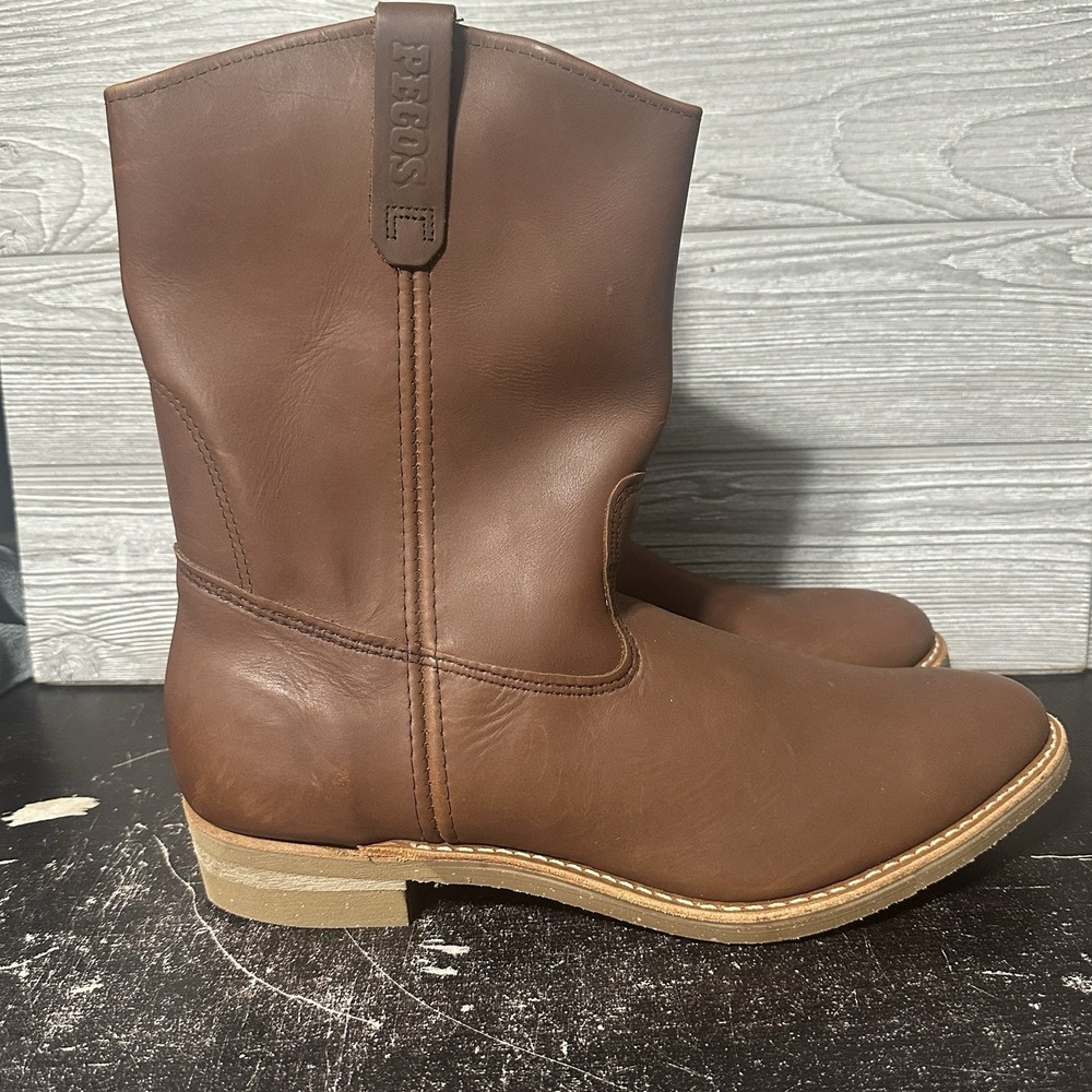 Red Wing Pecos 1155 Boots Mens 16 Nailseat 11" Soft Toe Pull-On‎ Boot New READ 2